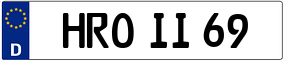 Truck License Plate